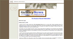 Desktop Screenshot of gabileynews.com